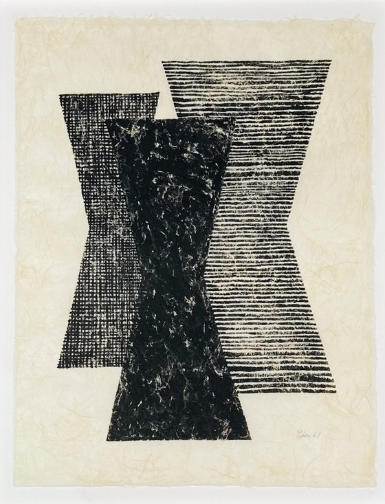 Image 1 of Geni Peter - Vintage Inkt Tekening - Origineel - 1961