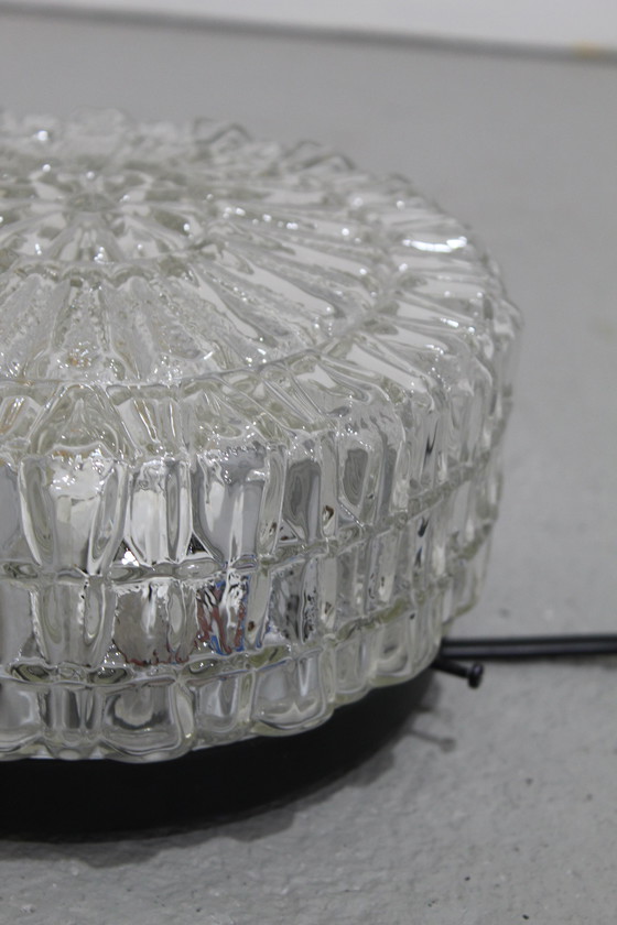 Image 1 of Vintage plafondlamp, wandlamp - bubbels, persglas jaren '70