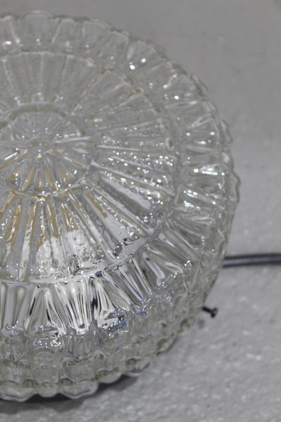 Image 1 of Vintage plafondlamp, wandlamp - bubbels, persglas jaren '70