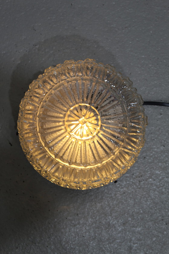 Image 1 of Vintage plafondlamp, wandlamp - bubbels, persglas jaren '70