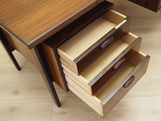 Image 1 of Rozenhouten bureau, Deens ontwerp, 1970S, Ontwerper: Kai Kristiansen