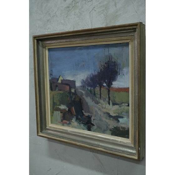 Image 1 of Zweeds vintage schilderij van Arne Aspelin, jaren 1940