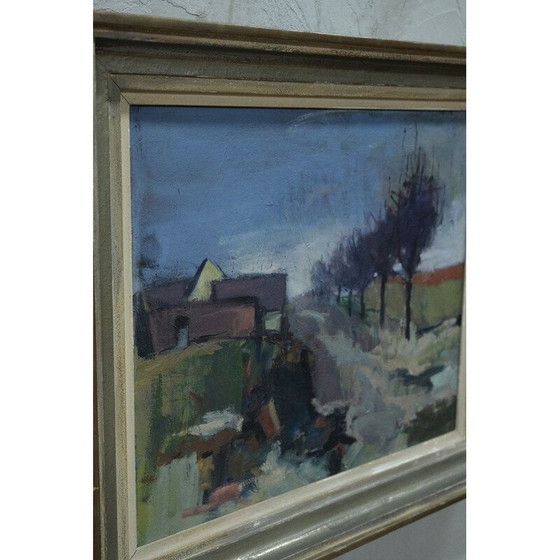 Image 1 of Zweeds vintage schilderij van Arne Aspelin, jaren 1940