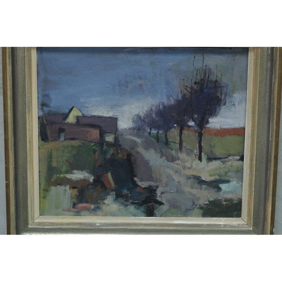 Image 1 of Zweeds vintage schilderij van Arne Aspelin, jaren 1940
