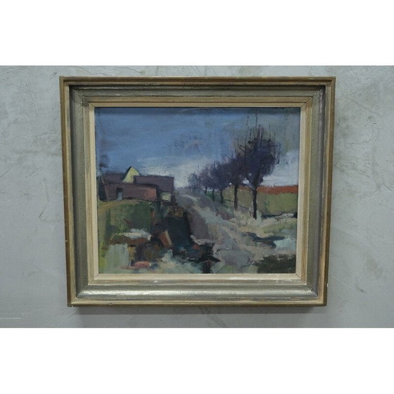 Image 1 of Zweeds vintage schilderij van Arne Aspelin, jaren 1940