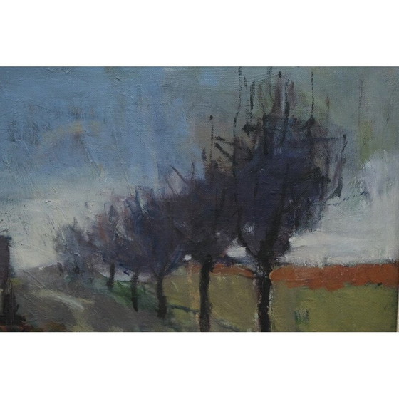 Image 1 of Zweeds vintage schilderij van Arne Aspelin, jaren 1940