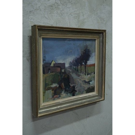 Image 1 of Zweeds vintage schilderij van Arne Aspelin, jaren 1940