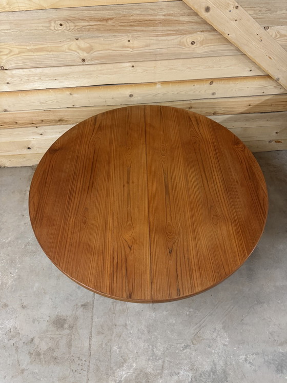 Image 1 of Tafel Rond 70s Vintage Retro Teak Eettafel Deens Design