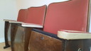 4x Vintage bioscoopstoeltje