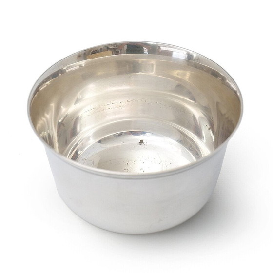 Image 1 of Hermes zilveren metalen schaal, jaren 1980