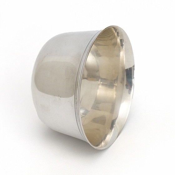 Image 1 of Hermes zilveren metalen schaal, jaren 1980