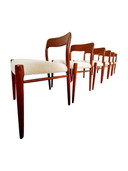 Set van 6 teakhouten stoelen