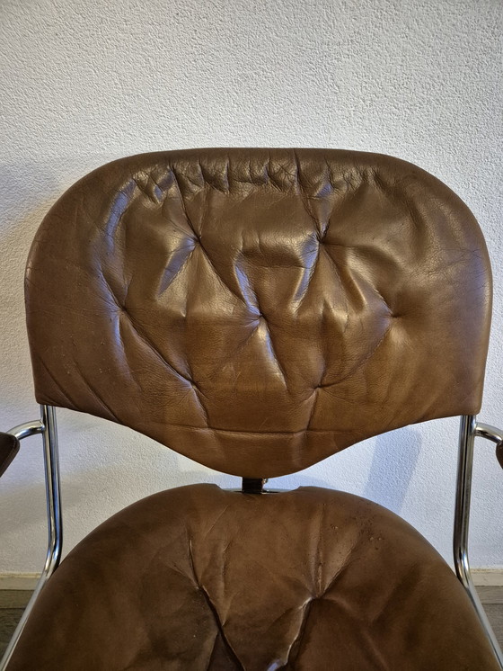 Image 1 of Vintage Sam Larson Sam Swivel Chair Voor Dux