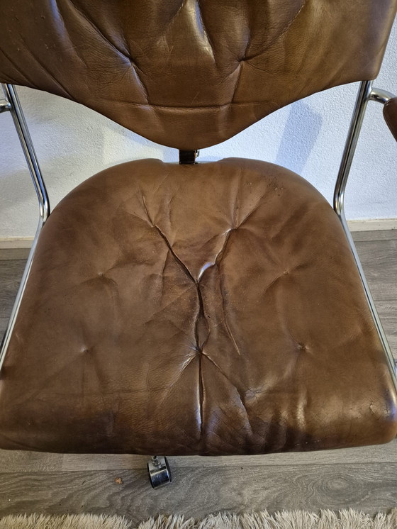 Image 1 of Vintage Sam Larson Sam Swivel Chair Voor Dux