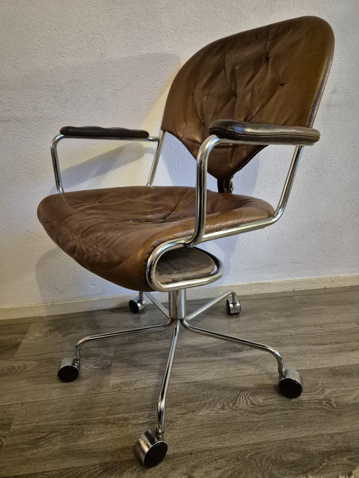 Vintage Sam Larson Sam Swivel Chair Voor Dux