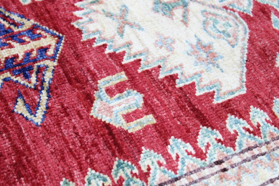 Image 1 of Origineel handgeknoopt Kazak Diyar tapijt 191 X 147 Cm Topconditie
