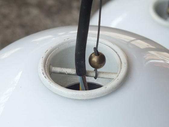 Image 1 of Itre Murano Italië Plafondlamp In Handgemaakt Glas "Cordonato" Ontwerp Jaren '70