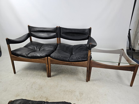 Image 1 of Loungeset Van Kristian Vedel Model Modus Pallisander 