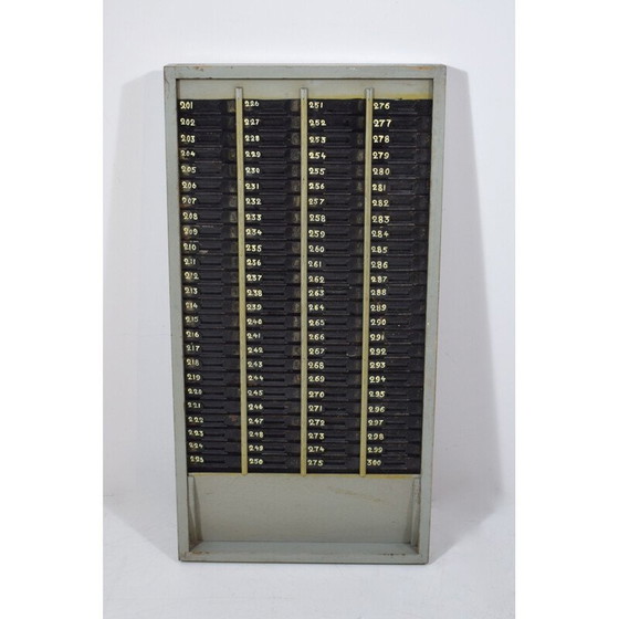 Image 1 of Vintage decoratie van hout en metaal