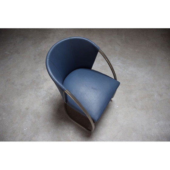 Image 1 of Vintage modernistische fauteuil van Jacques Adnet 1930