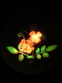 Aerolux gasontladingslamp met bloemen en blaadjes