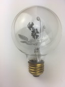 Aerolux gasontladingslamp met bloemen en blaadjes