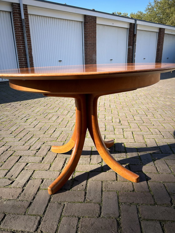 Image 1 of Casala Tafel Met 4 Stoelen - Kersenhout