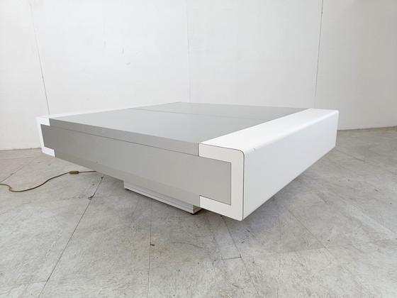 Image 1 of Vintage verborgen bar salontafel