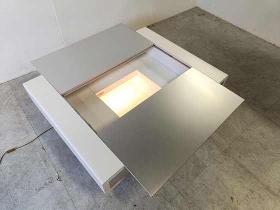 Image 1 of Vintage verborgen bar salontafel