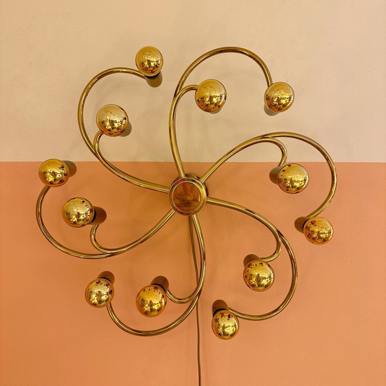 Image 1 of Plafond-/Wandlamp Uit 1970 Van Scolari Voor Helestra