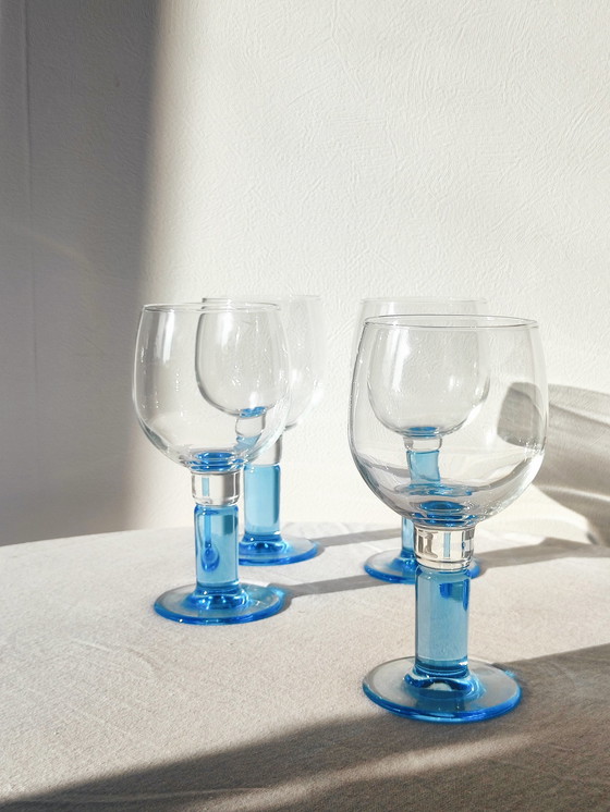 Image 1 of 4x Bormioli Rocco Wine Glasses