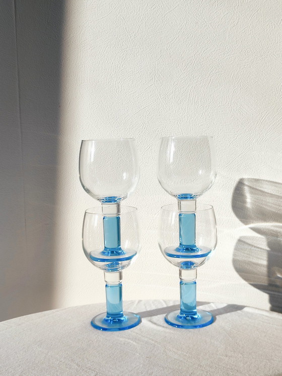 Image 1 of 4x Bormioli Rocco Wine Glasses