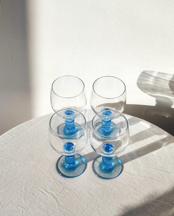 Image 1 of 4x Bormioli Rocco Wine Glasses