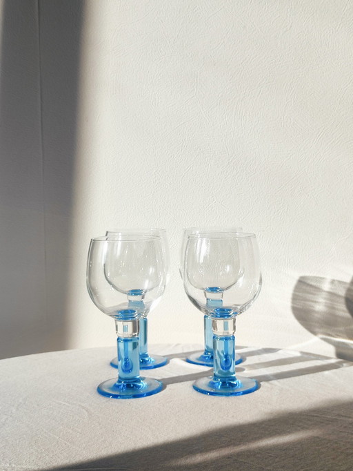 4x Bormioli Rocco Wine Glasses