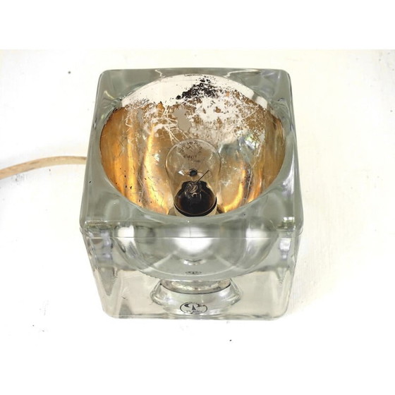 Image 1 of Paar vintage glazen tafellampen voor Peill en Putzler, Duitsland 1970