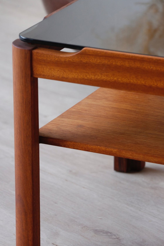 Image 1 of Vintage massief teakhouten salontafel - Myer