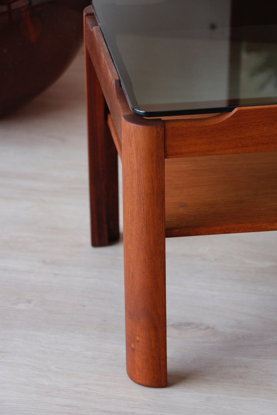 Image 1 of Vintage massief teakhouten salontafel - Myer