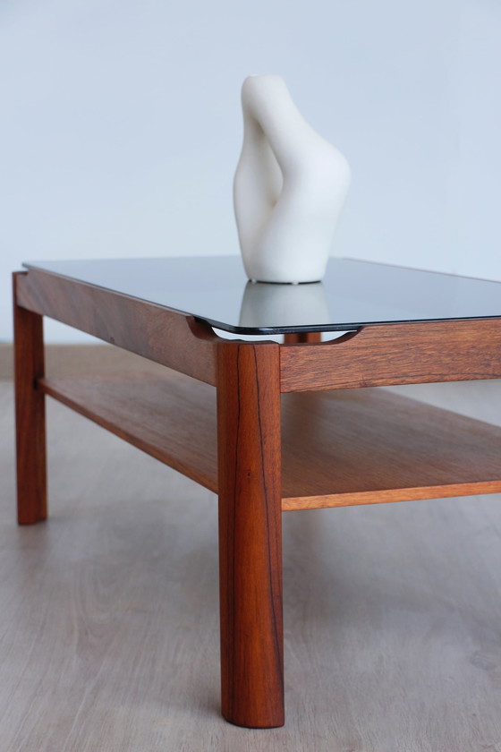 Image 1 of Vintage massief teakhouten salontafel - Myer