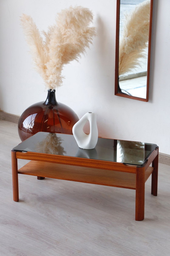 Image 1 of Vintage massief teakhouten salontafel - Myer
