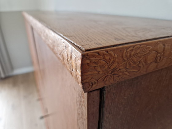 Image 1 of Vintage high board secretaire.