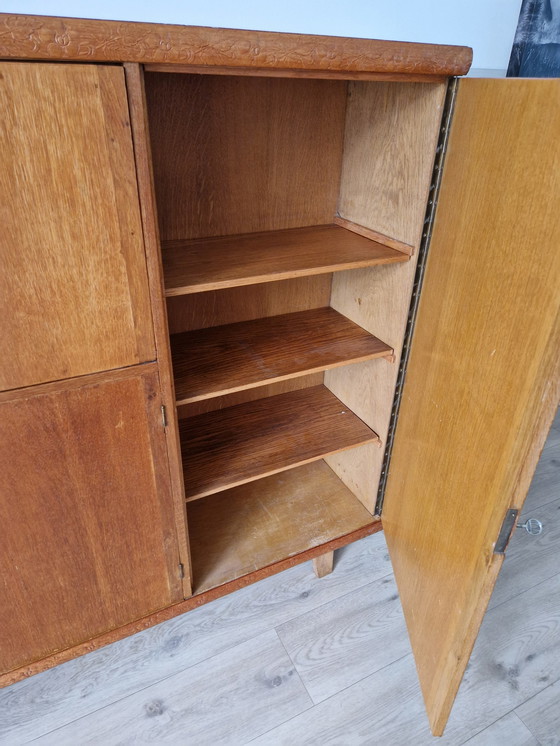 Image 1 of Vintage high board secretaire.