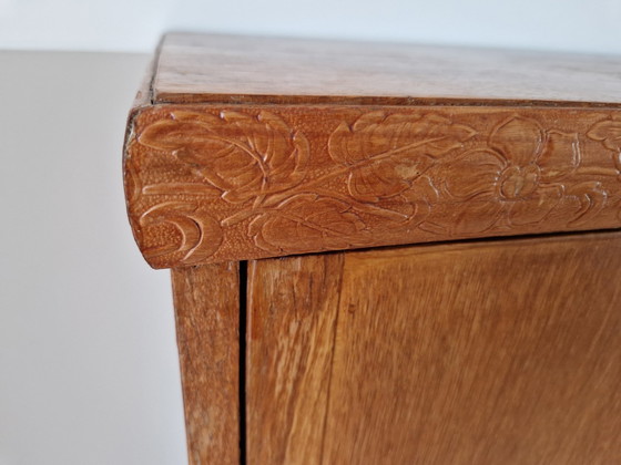 Image 1 of Vintage high board secretaire.