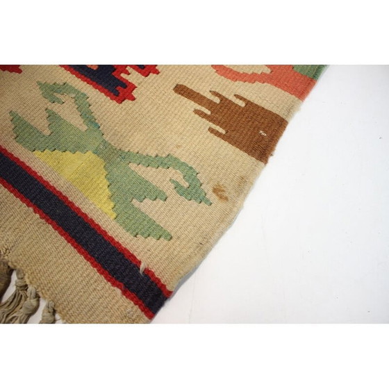 Image 1 of Vintage omkeerbaar wollen vloerkleed, 1960