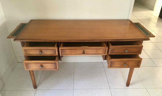 Image 1 of Directoire Kersen bureau met 5 laden en zijplanken