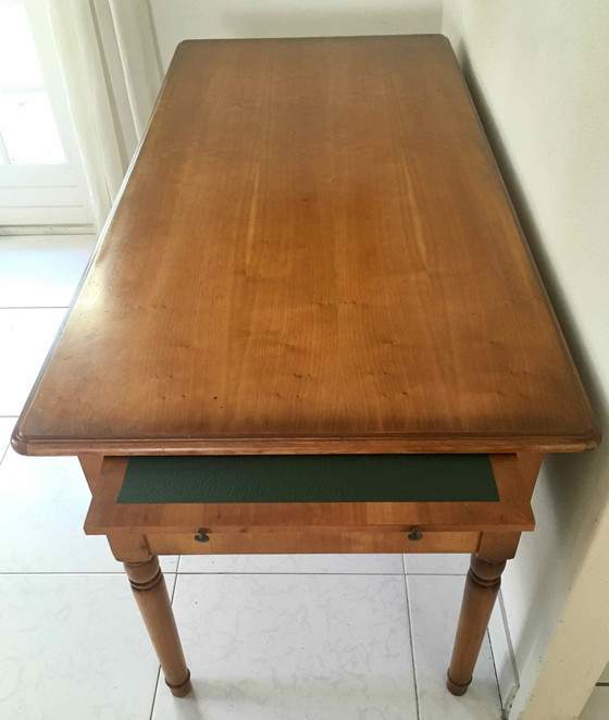 Image 1 of Directoire Kersen bureau met 5 laden en zijplanken