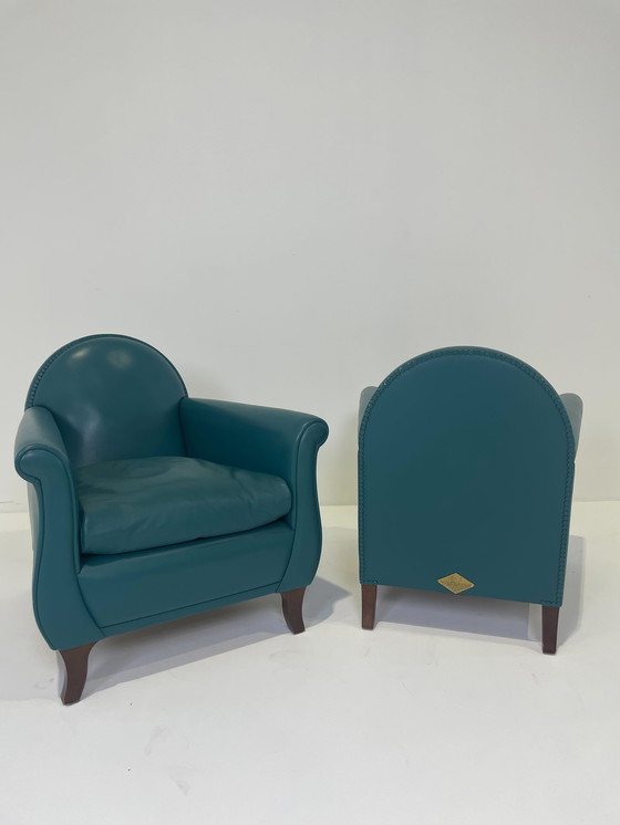 Image 1 of 2x Poltrona Frau Lyra fauteuil