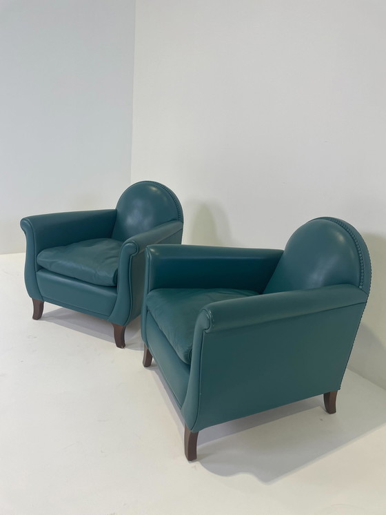 Image 1 of 2x Poltrona Frau Lyra fauteuil