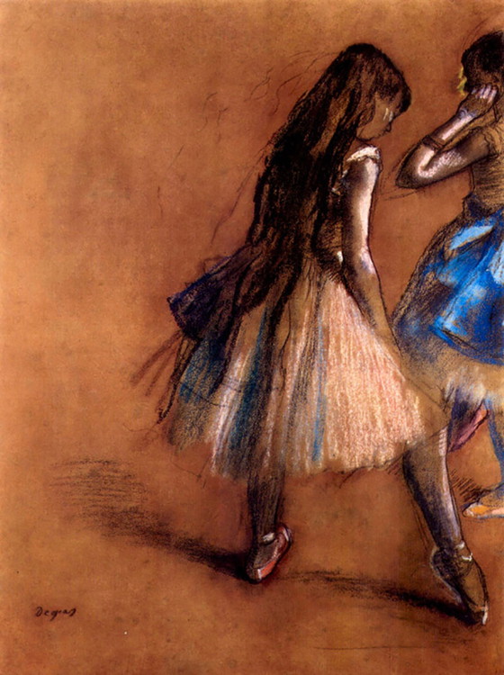 Image 1 of Edgar Degas - Two dancers