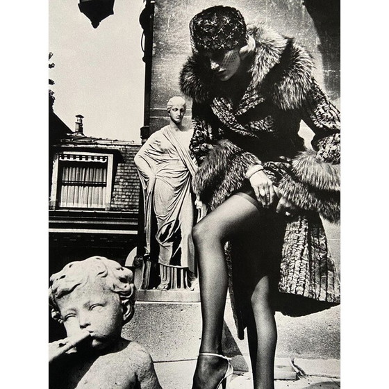 Image 1 of Fotolithografie vintage "Modefoto, Parijs 1977" par Helmut Newton, 1980