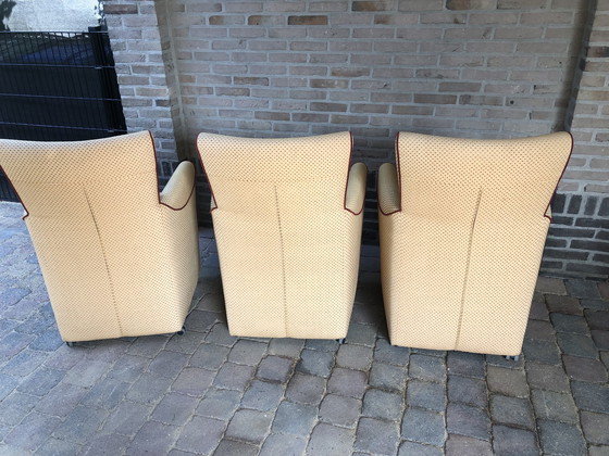 Image 1 of 6x Paul Hofstede eetkamer stoelen